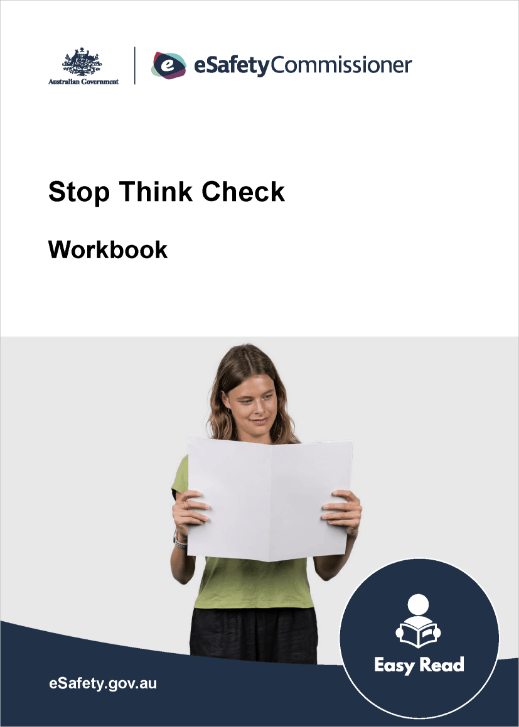 Young women reading a white paper