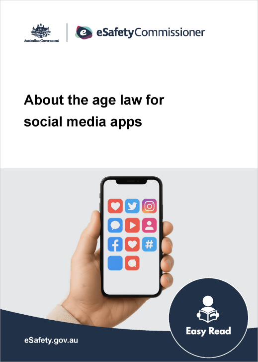 hand holding device showing pictures of social media logos