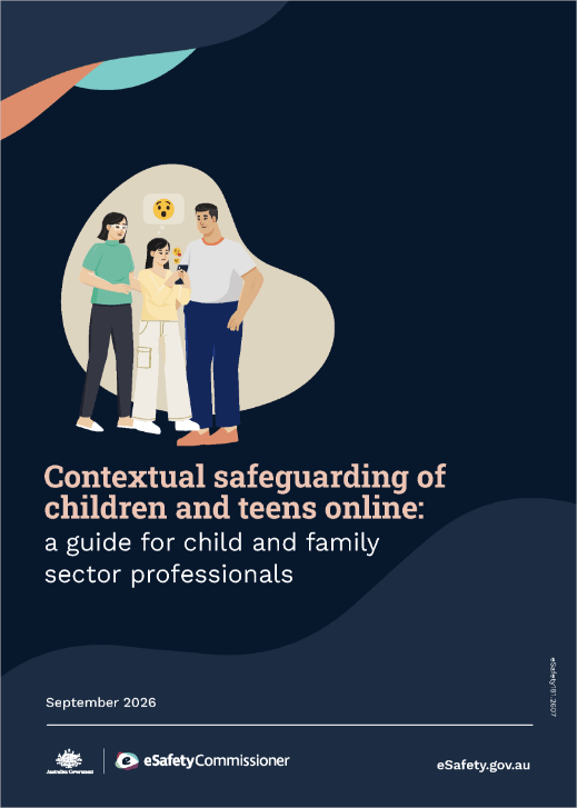 Cover page of contextual safeguarding online guide